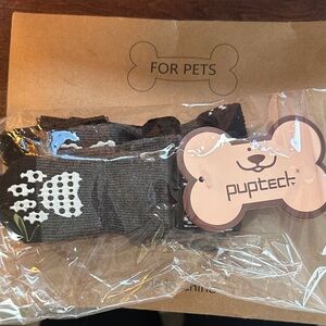 Gray Dog Paw Socks